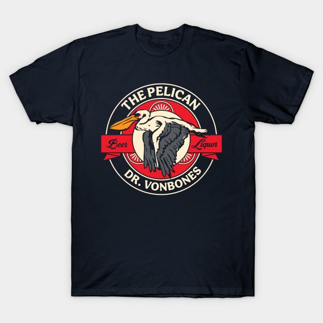 The Pelican Bar T-Shirt by Dr. VonFiend